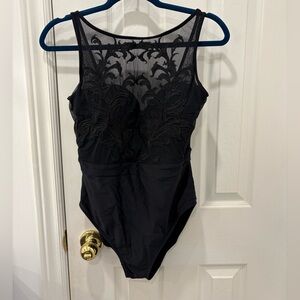 Ted Baker women’s one piece swimsuit with lace detail